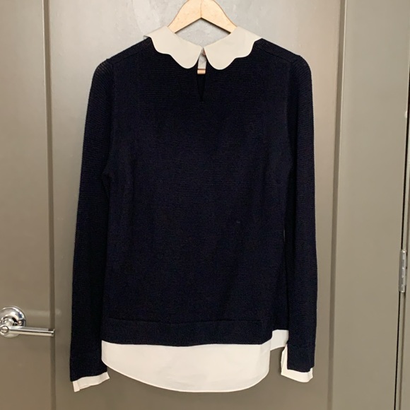 🌼 Ted Baker Bronwen Scallop Detail Layered Sweater 🌼 - Picture 5 of 6